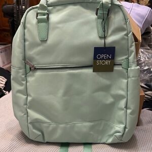 Open Story Mint Green Backpack